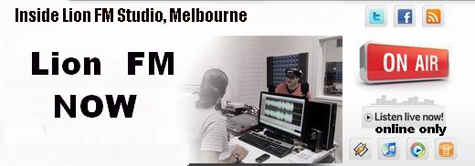 Only on web for Lion FM Studio, Melbourne
