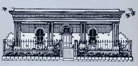 Sketch of facade of the Brunswick Talmud Torah