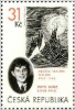Czek stamp celebrating Peter Ginz